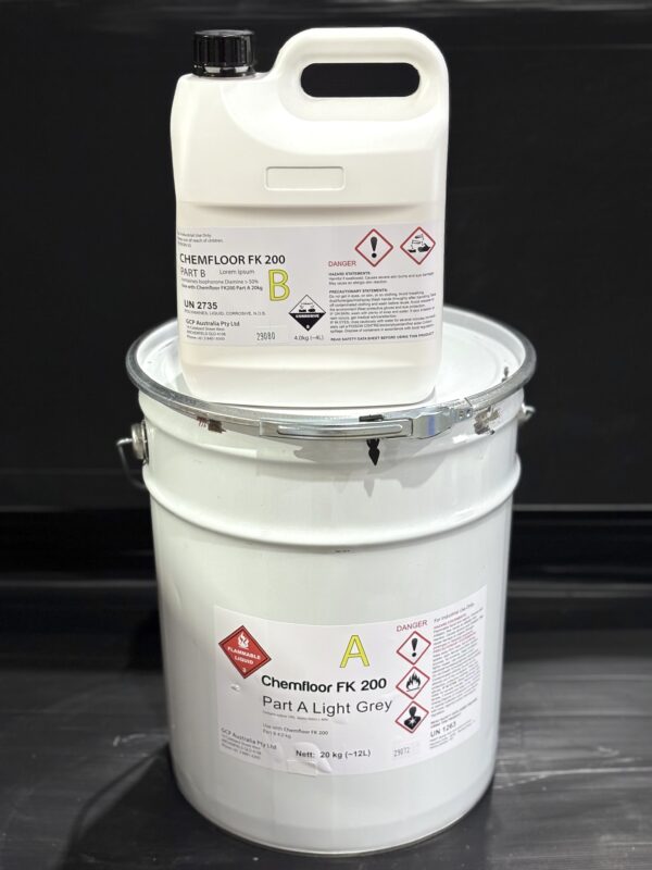 High-solids epoxy flooring system - Chemfloor FK200