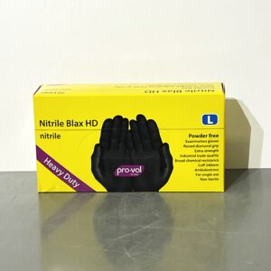 Nitrile Blax HD Heavy Duty Gloves - Large (50 gloves)